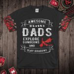 DND Dragon Totem Awesome Dads T-Shirt